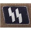 Image 1 : NAZI SS ALLGEMEINE OBERSTURMBANNFUHRER COLLAR TAB