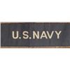 Image 1 : WWII U.S. NAVY HAT TALLY--FULL 36" GOOD CONDITION