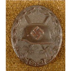 ORIGINAL BLACK NAZI WOUND BADGE