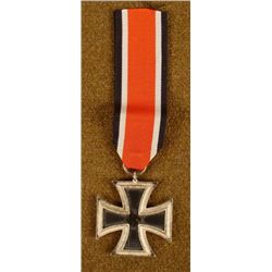 NICE MINTY ORIG NAZI IRON CROSS W/ FULL RIBBON-MAGNETIC