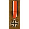 Image 1 : NICE MINTY ORIG NAZI IRON CROSS W/ FULL RIBBON-MAGNETIC