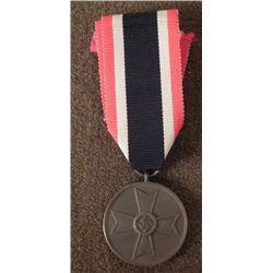 NAZI WAR MERIT MEDAL-ORIGINAL W/FULL LENGTH RIBBON