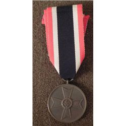 NAZI WAR MERIT MEDAL-ORIGINAL W/FULL LENGTH RIBBON