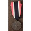 Image 1 : NAZI WAR MERIT MEDAL-ORIGINAL W/FULL LENGTH RIBBON