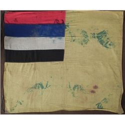 WWII VERY RARE PUPPET STATE FLAG '34 MANCHUKO/MANCHURIA