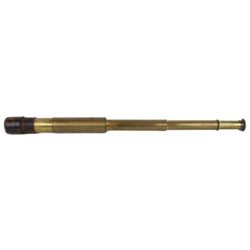 ET0503120046 BRASS BODIED FOUR DRAW TELESCOPE