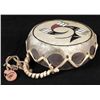 Image 3 : Haitian Authentic Tribal Handle Drum Hand Painted