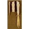 Image 3 : WWII ERA 3 PC CASED ITALIAN SOAPSTONE SET