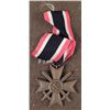 Image 1 : NAZI WAR MERIT CROSS FOR COMBATANTS ORIGINAL MEDAL