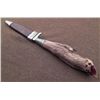 Image 4 : WWII GERMAN DEER HOOF TRENCH KNIFE W/SCABBARD -SOLINGEN