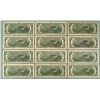 Image 2 : Complete Set 12 All Mint Marks 1976 $2 Bills Notes A-L