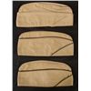 Image 1 : Lot 3 WWII Tan Army Side Caps