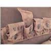 Image 3 : ORIG WWI 10 POUCH AMMO BELT-MKD "AS5" BRASS W/CANVAS