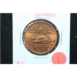 1967 Mexico 20 Centavo's Foreign Coin; AU