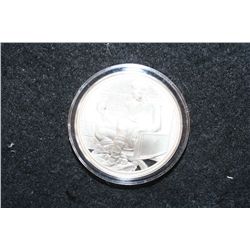 Shakespeare Tradegy Sterling Silver Round; Hamlet; .925 Silver .530 Oz.