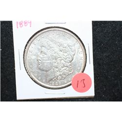1889 Silver Morgan $1