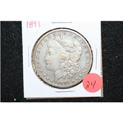 1891 Silver Morgan $1