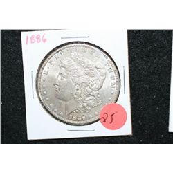 1886 Silver Morgan $1