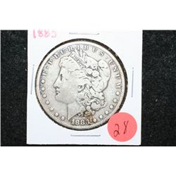 1883 Silver Morgan $1
