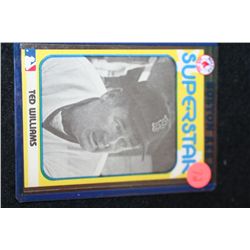 MLB Ted Williams Boston Red Sox Superstar Baseball Trading Card
