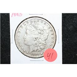 1885 Silver Morgan $1