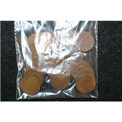 Lincoln Wheat Back Penny; Various Dates & Conditions; Lot of 25