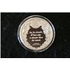 Image 2 : Shakespeare Tradegy Sterling Silver Round; Cymbeline; .925 Silver .530 Oz.