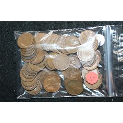 Lincoln Wheat Back Penny; Various Dates & Conditions; Lot of 50