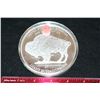 Image 1 : 2001 US Giant Buffalo Proof; .999 Fine Silver 1+ Oz.