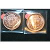 Image 2 : Copper Round; .999 Fine Copper 1 Oz.; "Liberty Bust"; Lot of 2