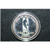 Image 2 : 1995 Enviromint Limited Edition Silver Round; .999 Fine Silver 1 Oz.; All-NBA First Team David Robin