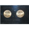 Image 2 : 2005 Sacagawea $1 Coin Set; Satin Finish; P&D Mints