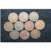 Image 1 : Indian Head One Cent; Various Dates & Conditions; Lot of 10