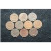 Image 2 : Indian Head One Cent; Various Dates & Conditions; Lot of 10