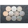 Image 1 : Large One Cent; Various Dates & Conditions; Lot of 10