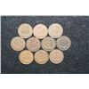 Image 2 : Indian Head One Cent; Various Dates & Conditions; Lot of 10