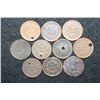 Image 2 : Large One Cent; Various Dates & Conditions; Lot of 10