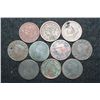 Image 1 : Large One Cent; Various Dates & Conditions; Lot of 10