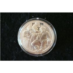 Shakespeare Tradegy Sterling Silver Round; Henry IV (Part One); .925 Silver .530 Oz.