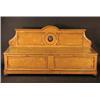 Image 1 : A Victorian ash hall bench, the arched pan...