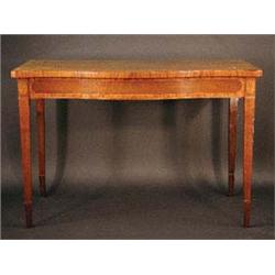 A George III mahogany serving table of ser...