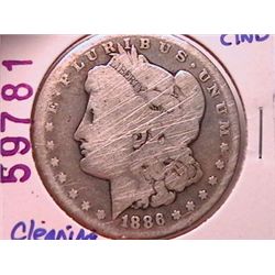 1886-S Scarce Date Morgan Dollar