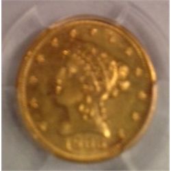 1906 $2.5 GOLD LIBERTY, MS-61