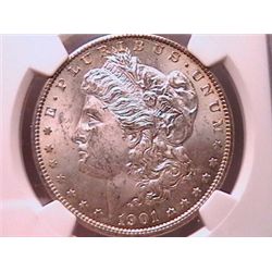 1901-O Morgan Dollar MS63 NGC