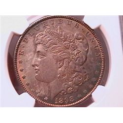 1898 Morgan Dollar MS63 NGC Color Coin