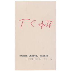Truman Capote