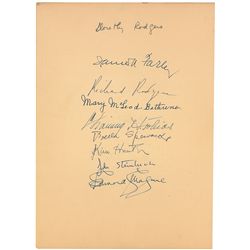 John Steinbeck and Richard Rodgers