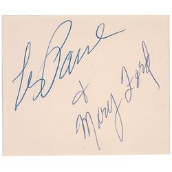 Les Paul and Mary Ford