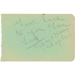 Mildred Harris Chaplin