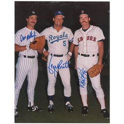 Don Mattingly, George Brett, and Wade Boggs